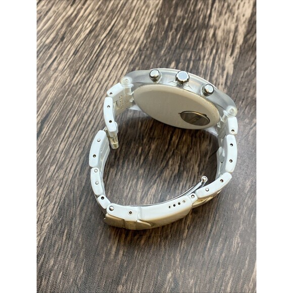 Swatch Watch Full-Blooded SVCK4045AG Diaphane Chronograph Swiss Date Working - Picture 7 of 10